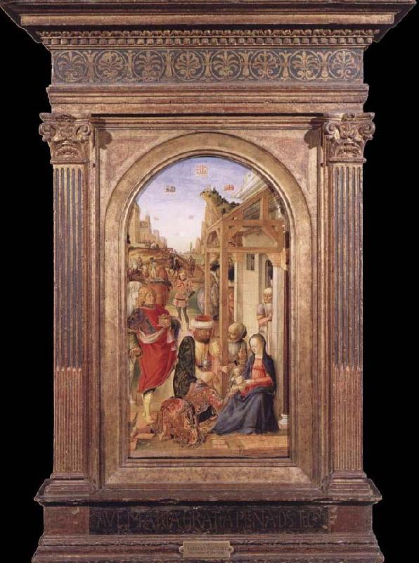 BASTIANI, Lazzaro Adoration of the Magi oil painting picture